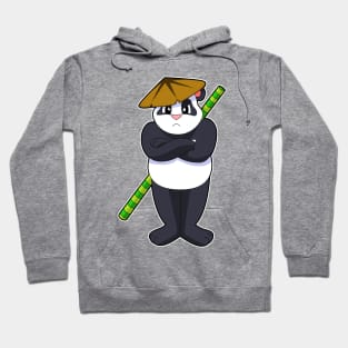 Panda at Stick fight Martial arts Hoodie